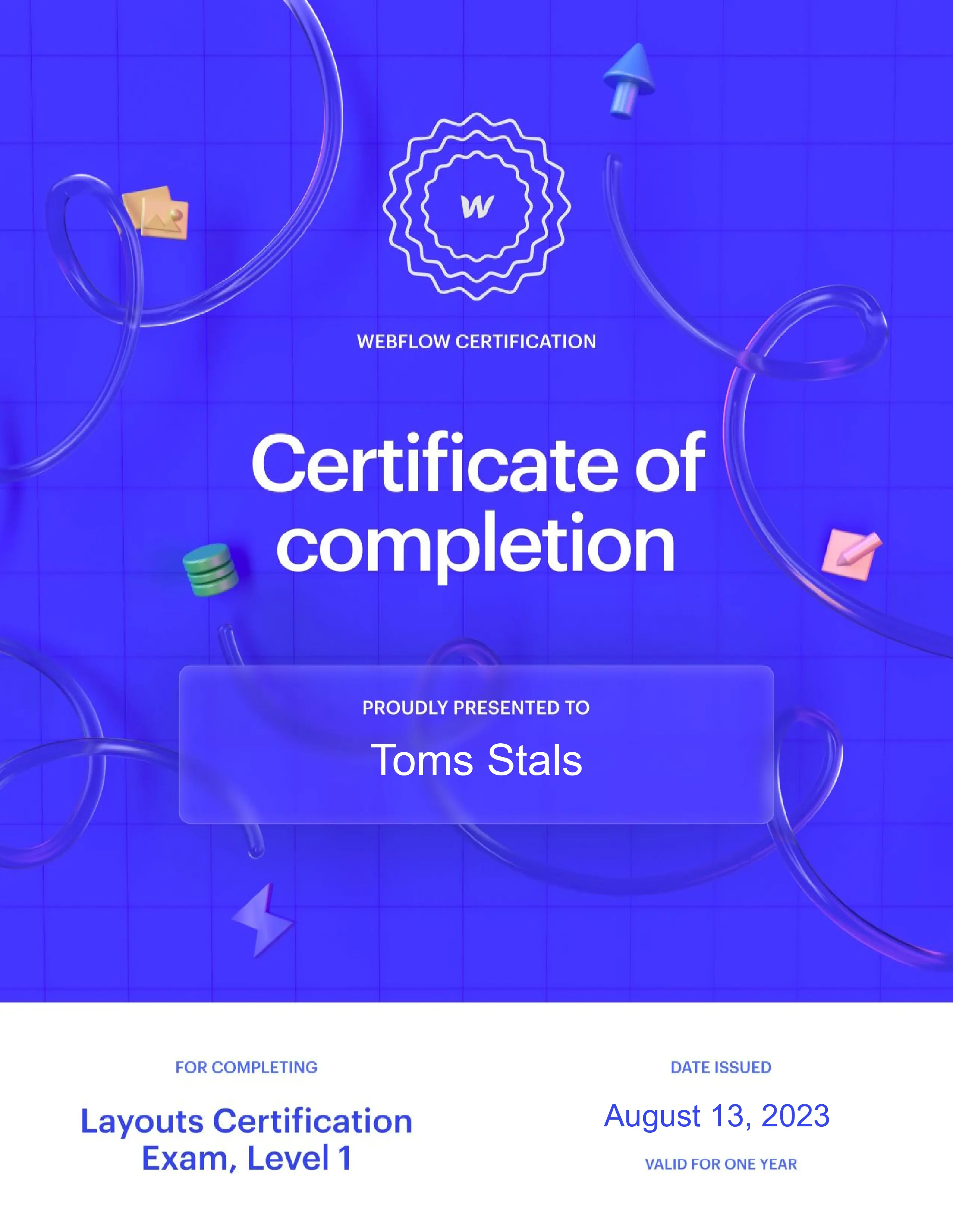 layouts 01 certification